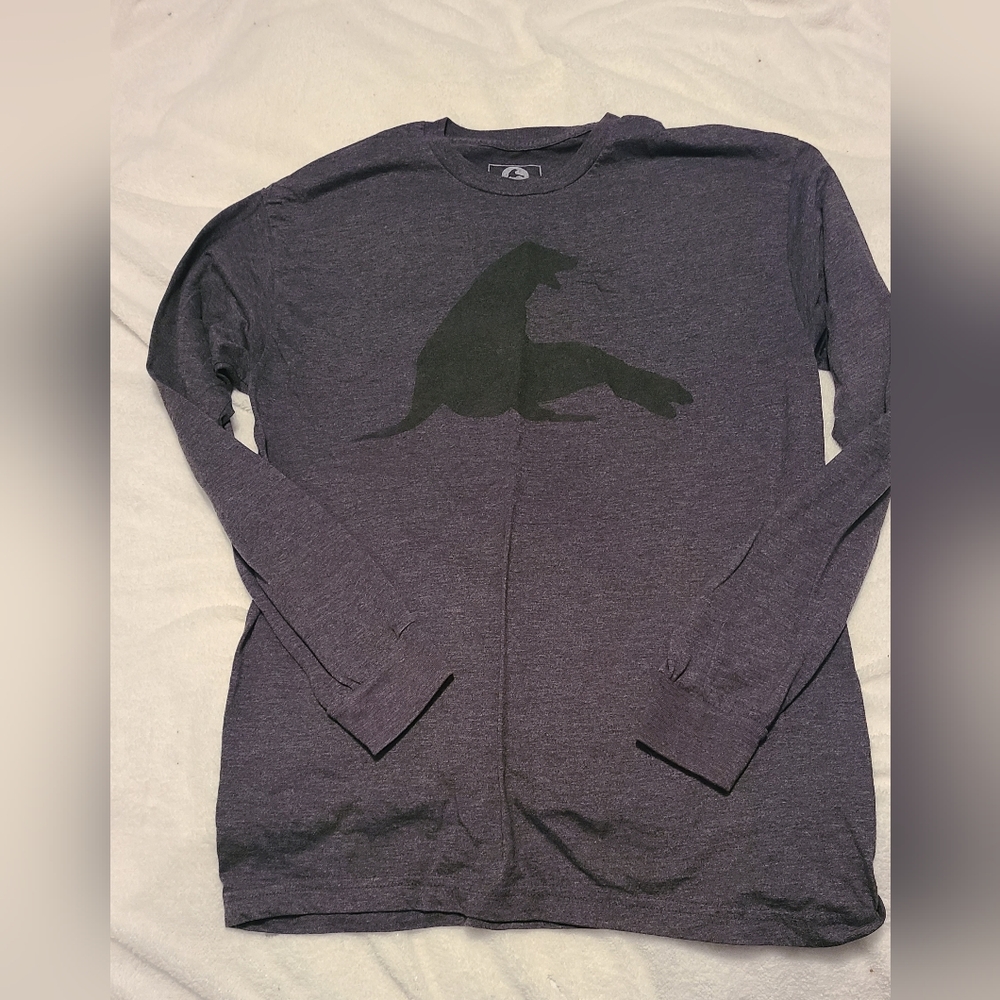 Urt Urt mens large be amphibious long sleeve seal shirt